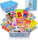Sakura Box Japanese Snacks & Candy Box Dagashi Food Set 30 Piece Snack Gift Box