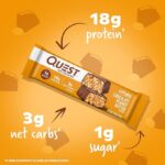 Quest Nutrition Chocolate Peanut Butter Hero Bar, 12 Count - Image 2