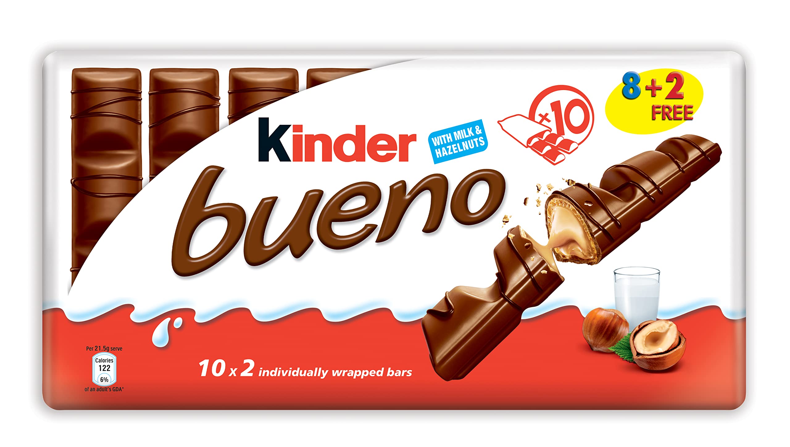 image_1 Ferrero Kinder Bueno 43G Bar X 10 - Image 1