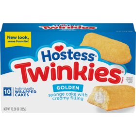 Hostess Sponge Cake with Creamy Filling Twinkies 10 Pack, 385 g Total