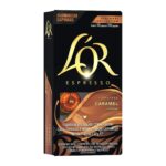 L'OR Espresso Caramel Aluminium Coffee Capsules Compatible with Nespresso Machines 100 capsules (10 capsules x 10 packs)