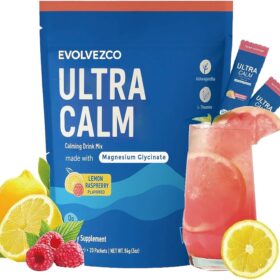 UltraCalm Drink Mix – Raspberry Lemonade Sugar-Free, Non-GMO, Gluten-Free  20 Packets