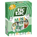 Tic Tac Mini Mints, Gift Box, Multipack with Mint, Spearmint, Orange and Passion Fruit, 62 Packs (3.4g each) - Image 2