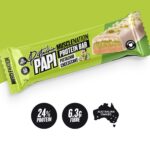 Muscle Nation Cheesecake Pistachio Papi Protein Bar Full of Flavour, Layers, and Inclusions, Soft and Chewy Texture, Convenient Protein Hit – 12 x 50g - Image 2