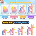 Unicorn Hatching Rainbow Eggs for Kids - 6 Pack Unicorn Gifts for Boys & Girls, Birthday Easter Basket Stuffers Gift Ideas for Kids 3+ Year Old - Girl Gifts for Ages 3 4 5 6 7 8 - Image 2