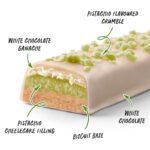 Muscle Nation Cheesecake Pistachio Papi Protein Bar Full of Flavour, Layers, and Inclusions, Soft and Chewy Texture, Convenient Protein Hit – 12 x 50g - Image 3