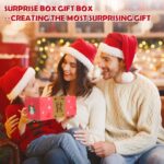 Surprise Gift Box Explosion, Merry Christmas Folding Bouncing Envelope, 2025 Newly Folding Pop-Up Explosion Box, Christmas & Birthday (Red-B-12PCS) - Image 4