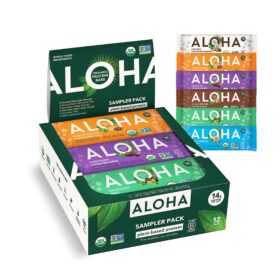 ALOHA Organic Plant Based Protein Bars