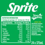 Sprite Lemonade Soft Drink Multipack Cans 24 x 375mL - Image 2