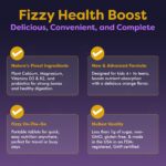 NuBest Tall Fizzy - Bone Strength, Immunity, Digestive Health - Probiotic, Red Algae Calcium, Magnesium from Marine Algae, Vitamin D3 K2, Zinc, Vitamins for Kids Age 4+ - 10 Orange Fizzy Tablets - Image 3