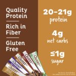 Quest Nutrition Protein Bar, Chocolate Lovers Variety Pack, 5 Flavors, High Protein Bars, Low Carb Bars, Gluten Free, Soy Free, 2.1 oz Bar, 12 Count, Packaging May Vary - Image 3