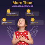 NuBest Tall Fizzy - Bone Strength, Immunity, Digestive Health - Probiotic, Red Algae Calcium, Magnesium from Marine Algae, Vitamin D3 K2, Zinc, Vitamins for Kids Age 4+ - 10 Orange Fizzy Tablets - Image 5